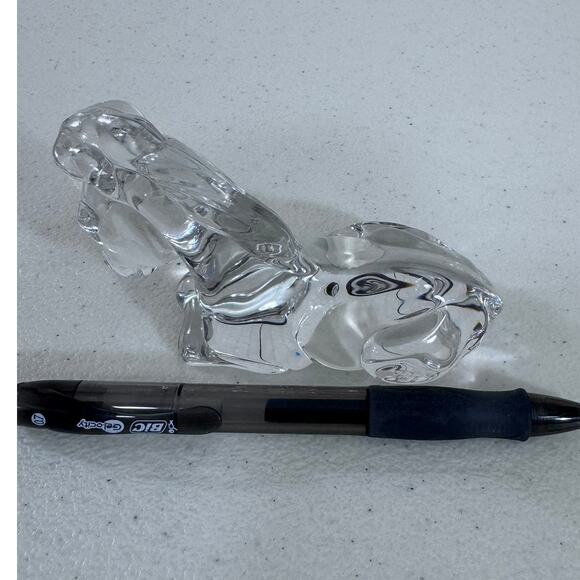 "Princess House Pets" 24% Lead‎ Crystal Horse Statue,4"L x 2.5"D x 2.5" Depth - Picture 6 of 7